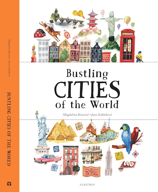 Book cover image for Bustling Cities of the World ISBN: 9788000070025
